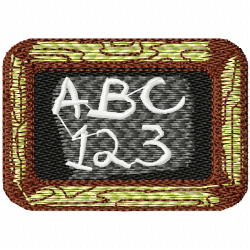 School Embroidery Design 9 School Embroidery Design 9